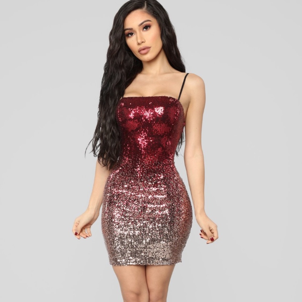 Ombrè Sparkle Dress